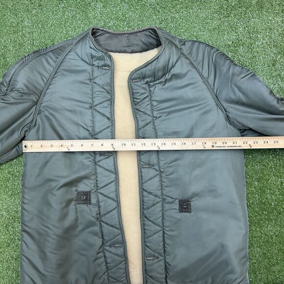 Vintage 60s USAF Military Liner Jacket Liner Men's Lar Flight Wool Size Medium - Picture 11 of 11